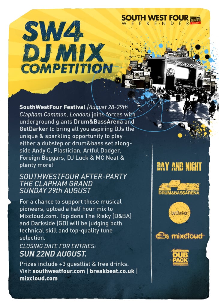 SW4 Festival London DJ Competition Mixcloud Blog